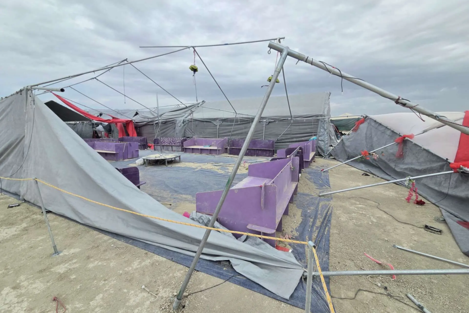 Veja fotos e entenda o que é o festival que acontece no deserto EUA Domo da Orgia volta ao Burning Man após ser destruído; veja como funciona
