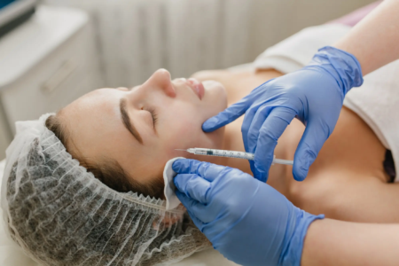 Aplicação de botox