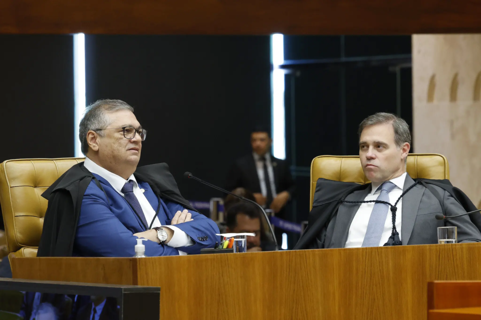 Flávio Dino e André Mendonça, ministros do STF