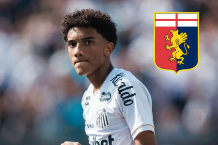 Santos chega a acordo com Genoa por empréstimo de Robinho Jr.