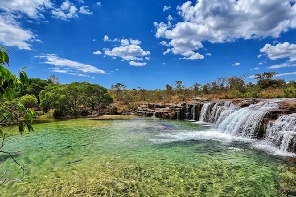 Áreas Protegidas Goiás Chapada dos Veadeiros Parque Nacional das Emas Cachoeiras fauna Cerrado guarda santuário reconhecido pela Unesco