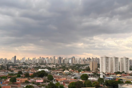 Goiânia amanheceu nublada - (Foto: Mais Goiás)