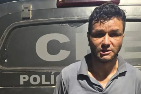 Comerciante Ailton Rodrigues de Souza, preso por sequestrar a ex - (Foto: reprodução/PM)