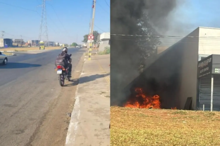 PM usa IA para prender motoqueiro que causou série de incêndios em Goiânia (Fotos: Divulgação)