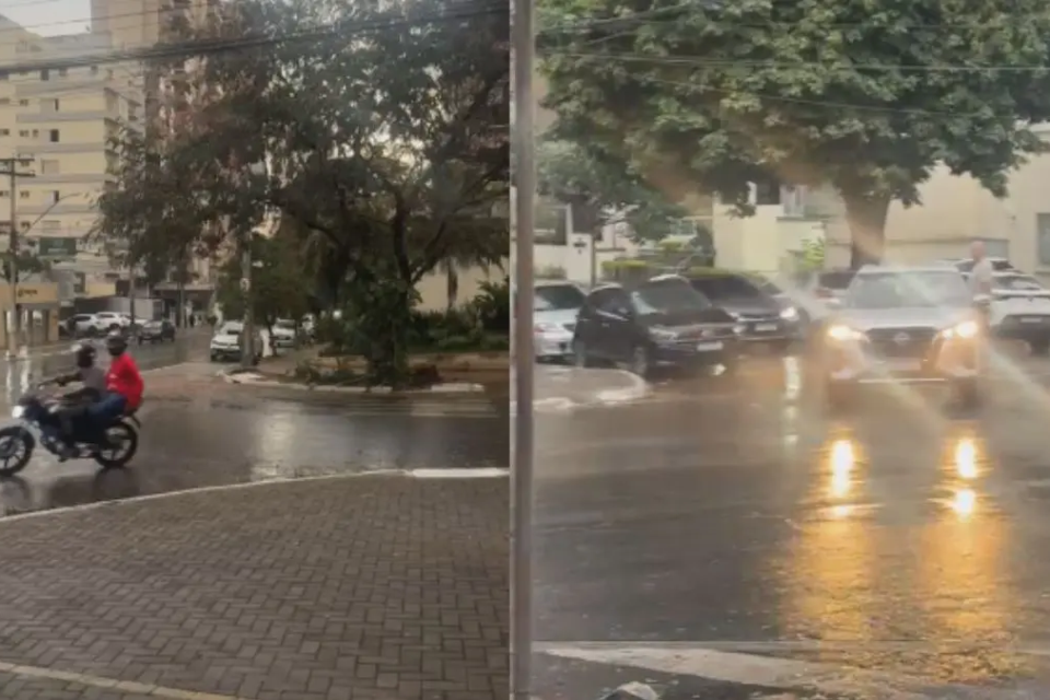 Registro de chuva em Goiânia