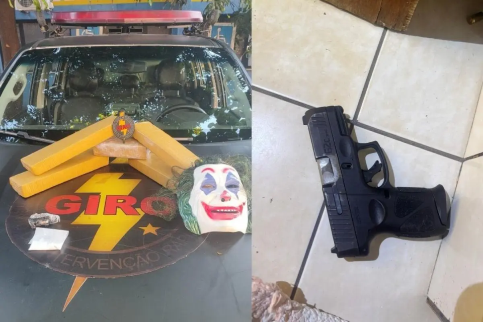 Homem morre em confronto com a PM por tráfico de drogas no Parque Amazônia, em Goiânia (Foto: Polícia Militar)