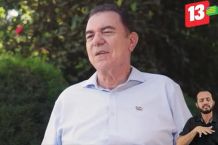 1º programa eleitoral: Luis Cesar foca em trajetória e ligação com Lula