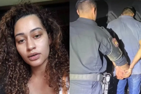 Mulher encontrada acorrentada em Goiás diz ter sofrido queimaduras com ácido na boca Ex-companheiro cativeiro Emiliane Tamara Nunes Carvalho