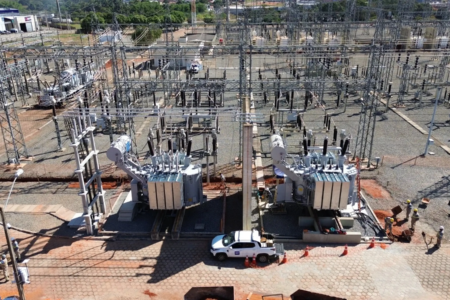 Subestação Carajás passa por modernização e terá capacidade dos transformadores dobrada para atender ao aumento da demanda por energia em Goiânia (Foto: Divulgação/Equatorial Goiás)