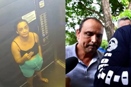 imagem da vítima e do suspeito