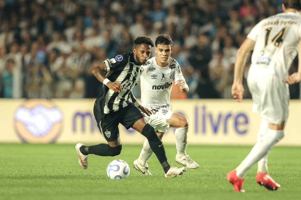 Com vantagem, Santos visita Atlético Mineiro por vaga na semifinal da Sul-Americana