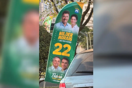 Justiça manda Wilder recolher banners com Bolsonaro