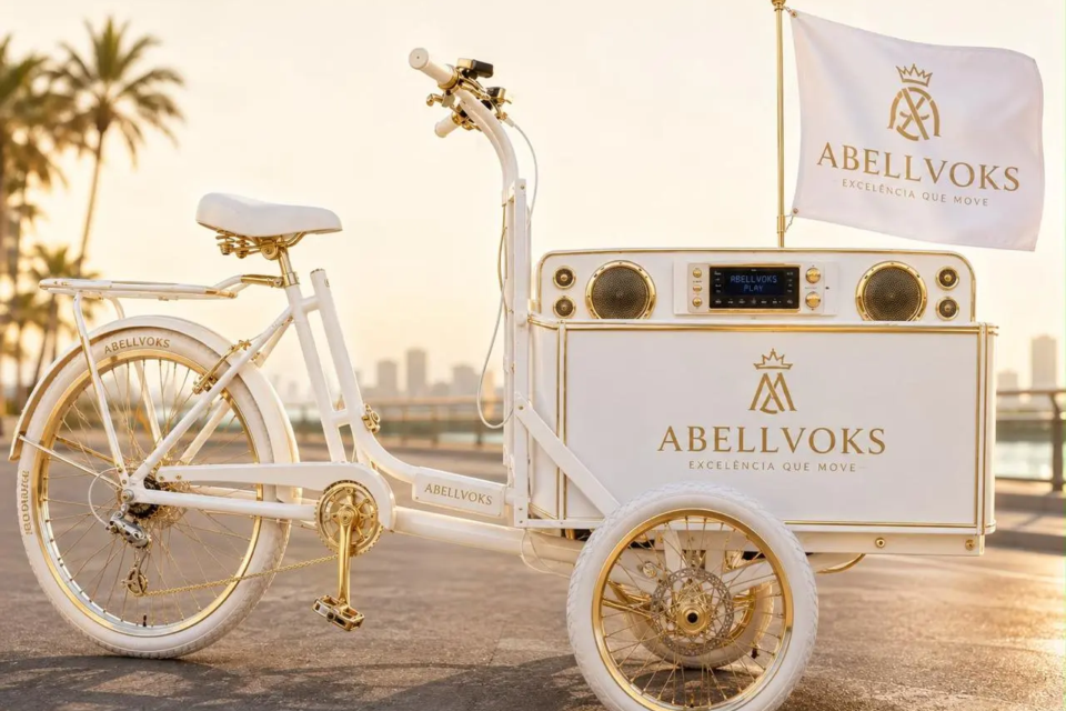 Bicicleta com som da Abellvoks