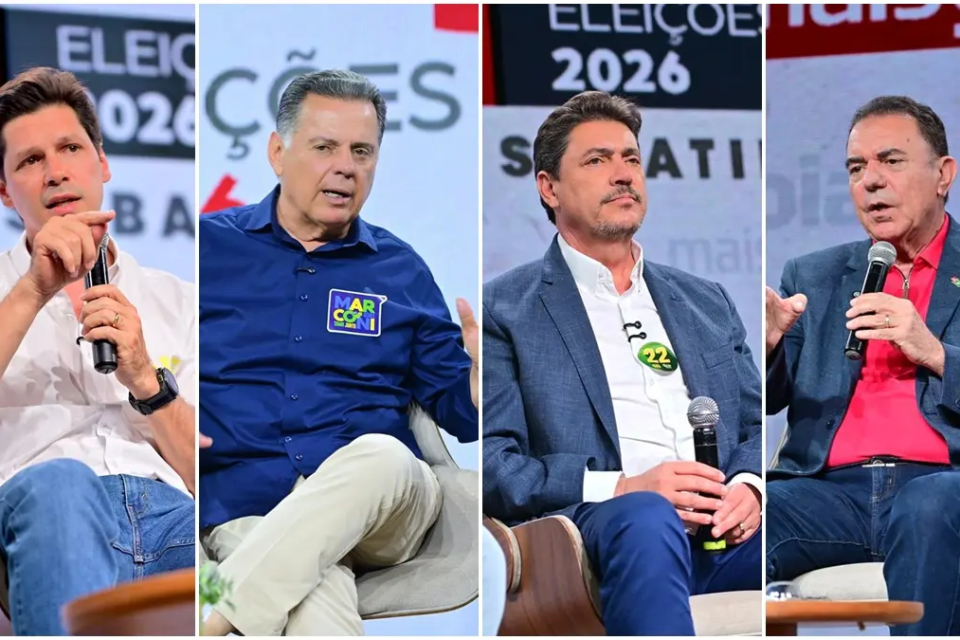 Debate Mais Goiás com os candidatos ao governo acontece na próxima quinta (17)