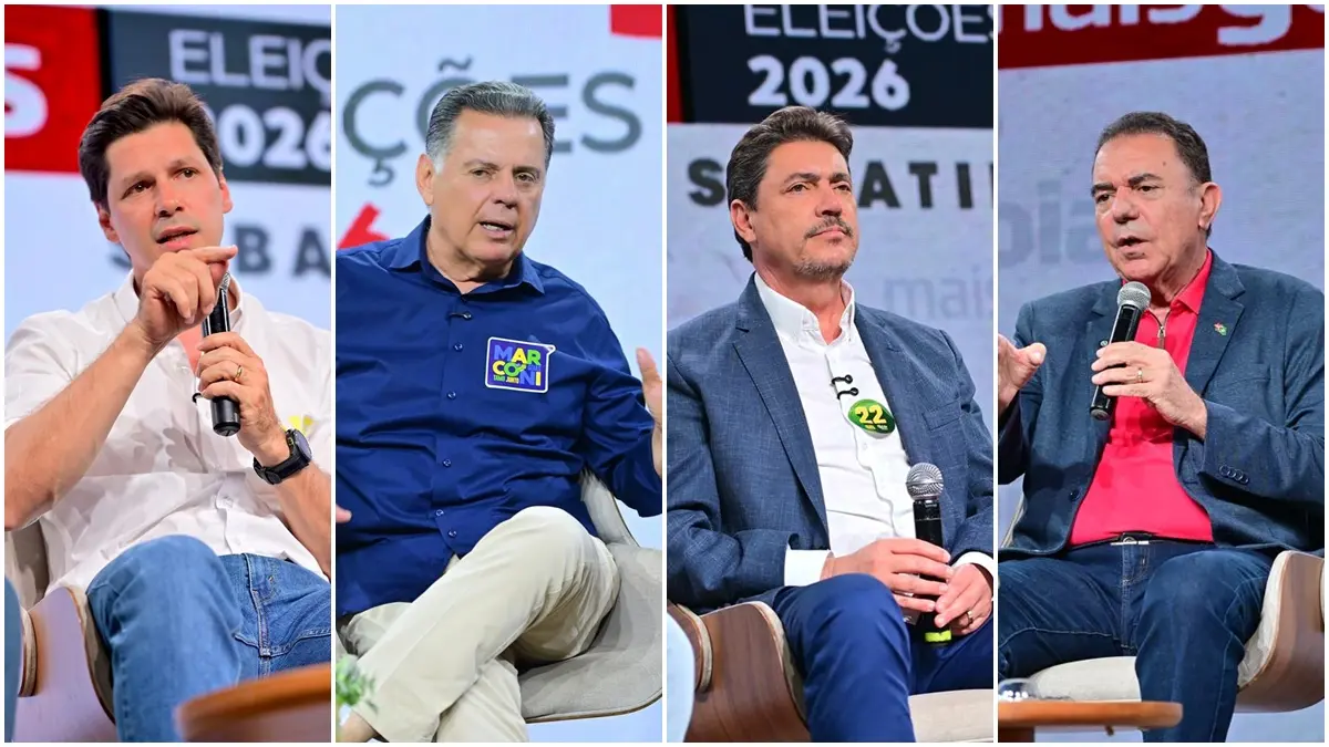 Debate Mais Goiás com os candidatos ao governo acontece na próxima quinta (17)