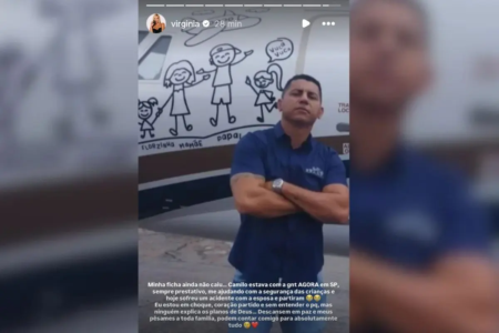 Rogério Camilo Ramos, de 53 anos, era segurança particular de Virgínia e estava aposentado do Bope há dois meses (Foto: redes sociais)