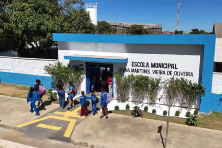 Escola Municipal Levina Martins em Aparecida de Goiânia (Foto: Secom Aparecida)