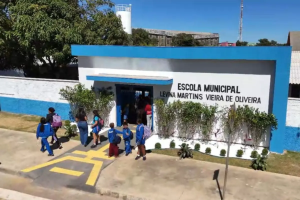 Escola Municipal Levina Martins em Aparecida de Goiânia (Foto: Secom Aparecida)
