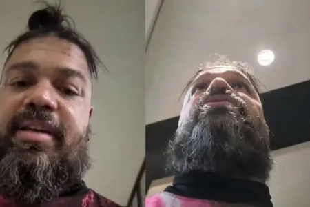 Luciano Papaleguas, entregador que relata ter sido chamado de “ladrão” por um cliente durante uma entrega em Goiânia