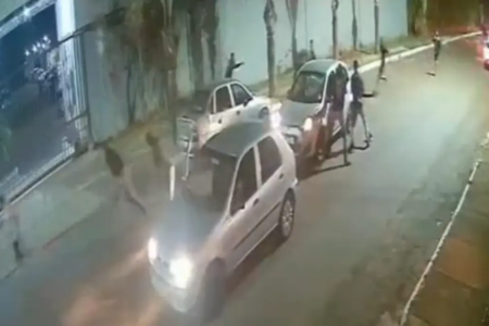Ataque aos integrantes da Esquadrão Vilanovence - (Foto: reprodução)
