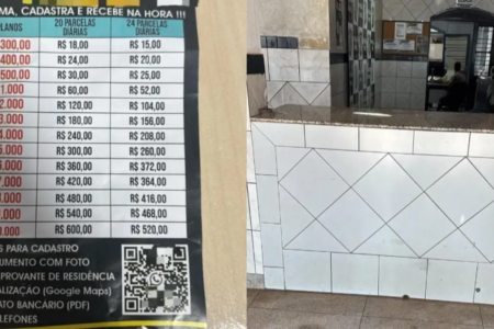 Panfleto foi deixado em cima da bancada da delegacia - (Foto: imagem cedida ao Mais Goiás)