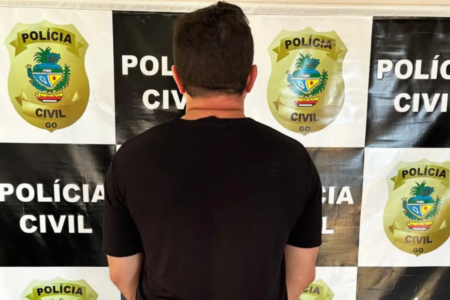 Suspeito preso pela Polícia Civil - (Foto: reprodução/PC)