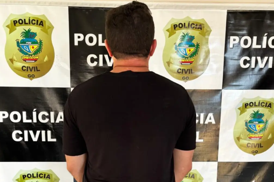 Suspeito preso pela Polícia Civil - (Foto: reprodução/PC)