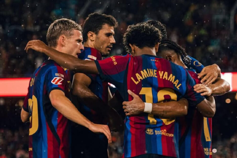 Barcelona está 100% na La Liga 2026/27