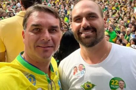 Eduardo Bolsonaro: STF pode não reconhecer vitória de Flávio (Foto: Reprodução)