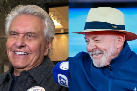 Lula e Caiado, candidatos a presidente