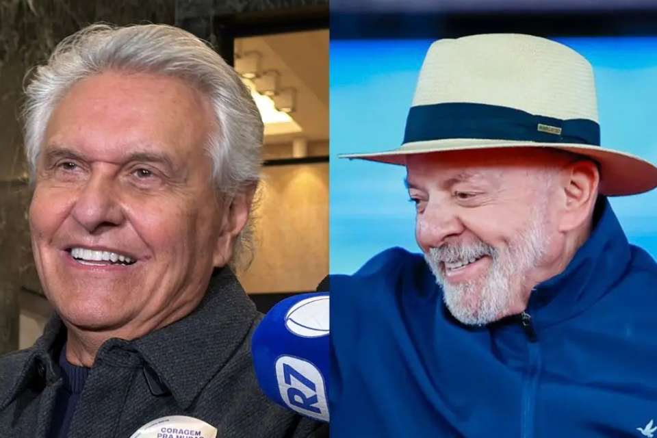 Lula e Caiado, candidatos a presidente
