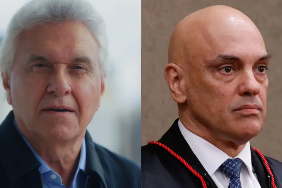 Ronaldo Caiado e Alexandre de Moraes