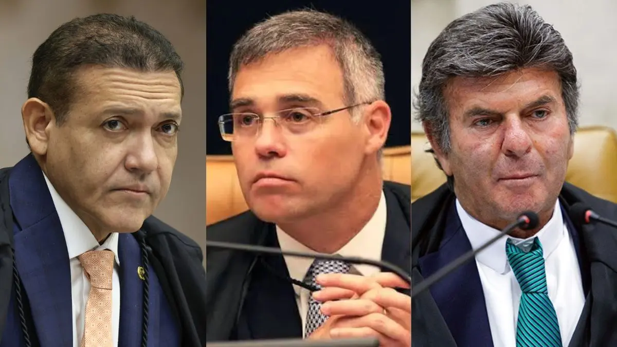 Nunes Marques, André Mendonça e Luiz Fux