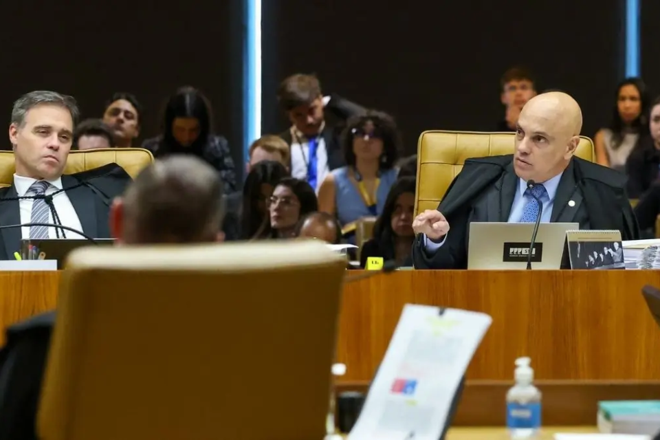 Ministros André Mendonça e Alexandre de Moraes (Foto: STF)