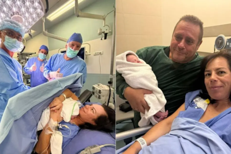 Mulher de 54 anos dá à luz após usar embrião congelado há 22 anos A mulher deu à luz uma menina nesta quarta-feira (9)