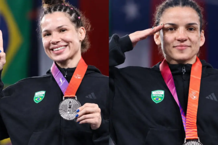 LAÍS NUNES E KAMILLA BARBOSA LUTADORAS
