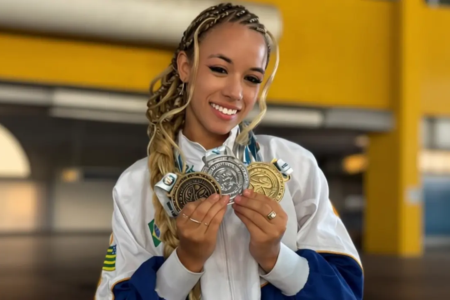 Liandra Guedes campeão do Brasileiro de Kungfu