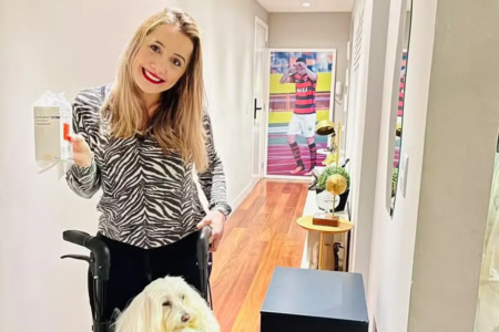 Luizi Sampaio, esposa do atacante Júnior Viçosa