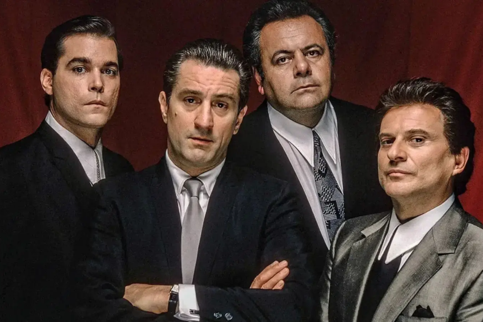 Cena de *Os Bons Companheiros*, filme de Martin Scorsese que acompanha a ascensão e a queda de integrantes da máfia ítalo-americana em Nova York (Foto: Reprodução/Warner Bros.)