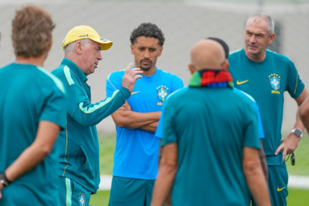 Carlo Ancelotti, treinador da seleção brasileira