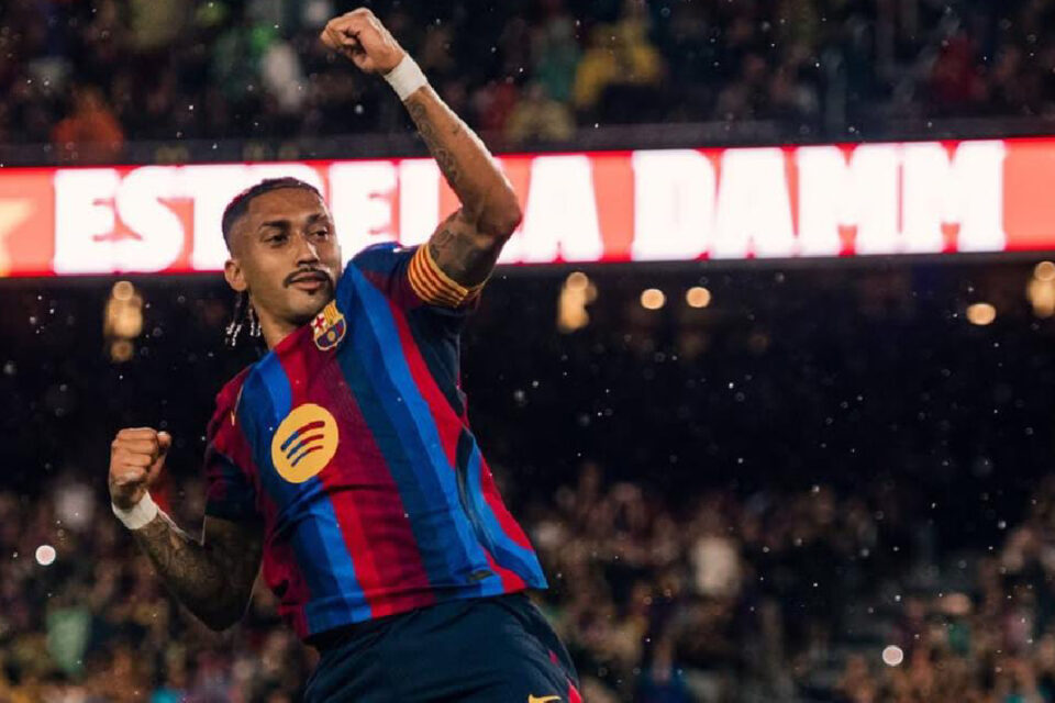 Raphinha é o destaque do Barcelona neste início de temporada