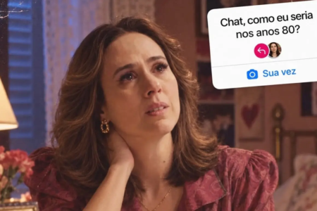 Trend dos anos 80 no Instagram como seriam os personagens da novela Quem Ama Cuida Brigitte, Pillar, Adriana