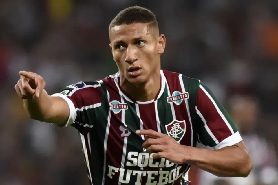 Richarlison atuando pelo Fluminense em 2019