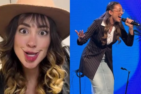 Estrelas da Casa evangélica vídeo beijando mulher Cantora bloqueou o pai gay após se converter, Nicole Louise diz que Exu usava o celular