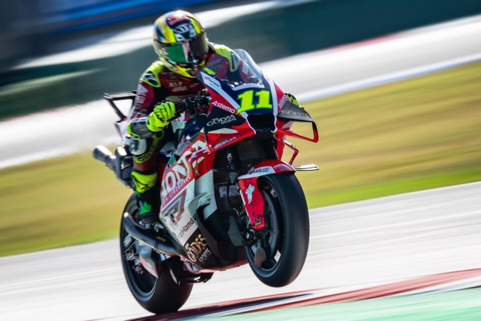 Diogo Moreira durante prova da MotoGP