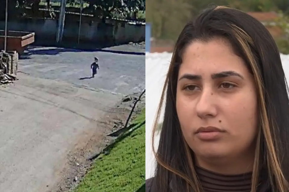 Polícia investiga como bebê "fugiu" de creche sozinho em SC; mãe se pronuncia Vídeo que mostra bebê indo sozinho até trabalho da mãe