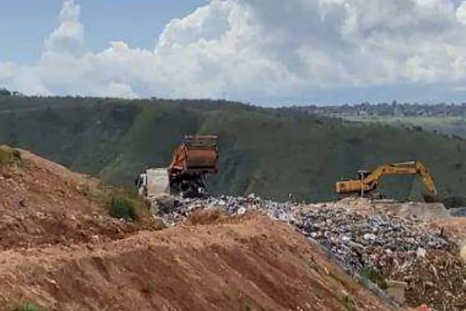 Imagem do aterro ativo