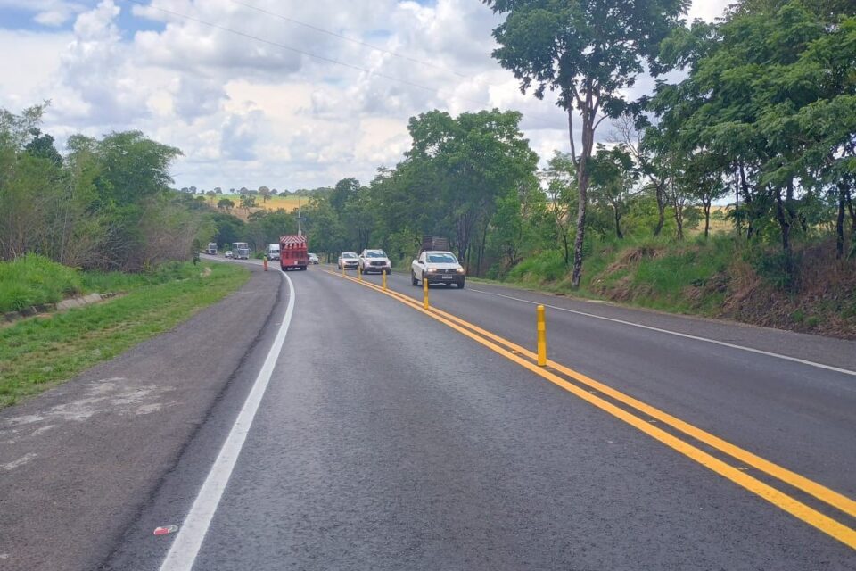 Trecho da BR-153 administrado pela Ecovias Araguaia em Goiás (Foto: Ecovias Araguaia)
