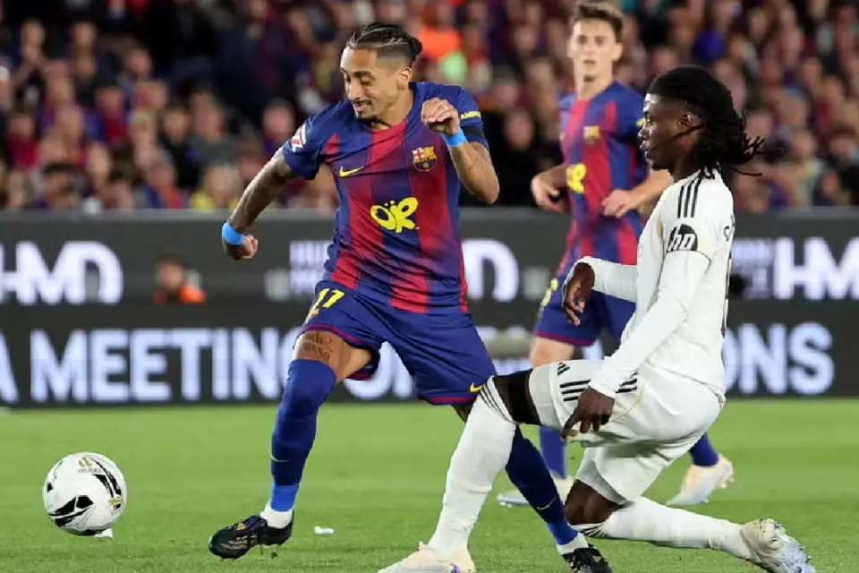 Barcelona x Real Madrid destaque no domingo de eleição