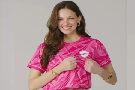 Camisa Outubro Rosa Vila Nova